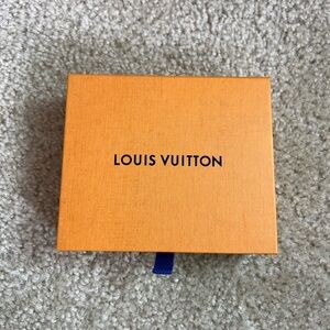 Louis Vuitton Signature Orange Box with Blue Accent